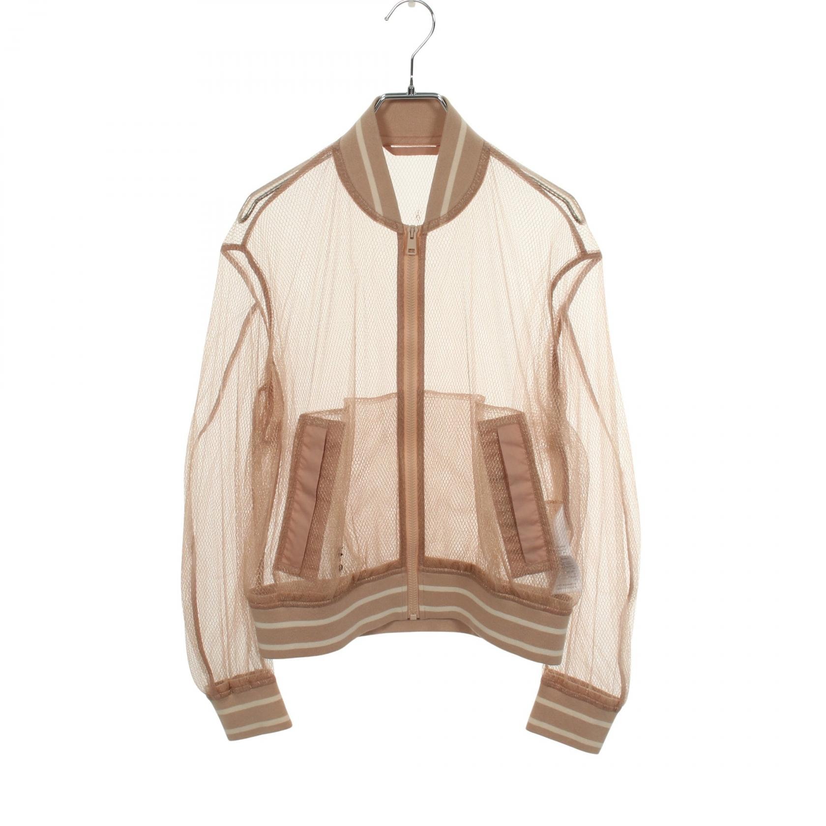 ディオール Dior フィッシュネット メッシュ ブルゾン 衣料品 アウター ナイロン レディース ピンク系 027C16B8649 【中古】