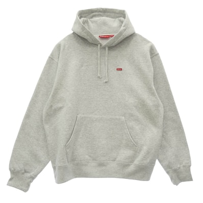 Supreme シュプリーム 25AW Small Box Hooded Sweatshirt スモールボックス フーデッド スウェットシャツ フーディー パーカー グレー系 L【極上美品】【中古】