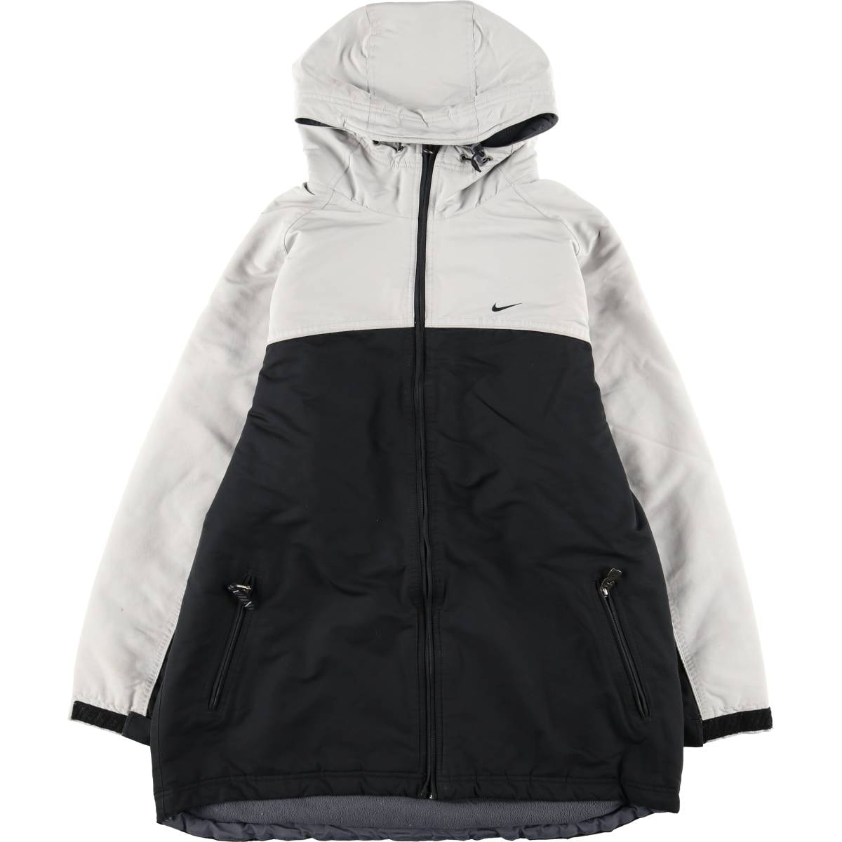 古着 00年代 ナイキ NIKE バックロゴ 中綿パーカー パファージャケット メンズL相当/eaa407592