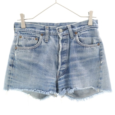 Levi's リーバイス 80s 501 ヴィンテージ デニムショートパンツ W29 ウォッシュブルー