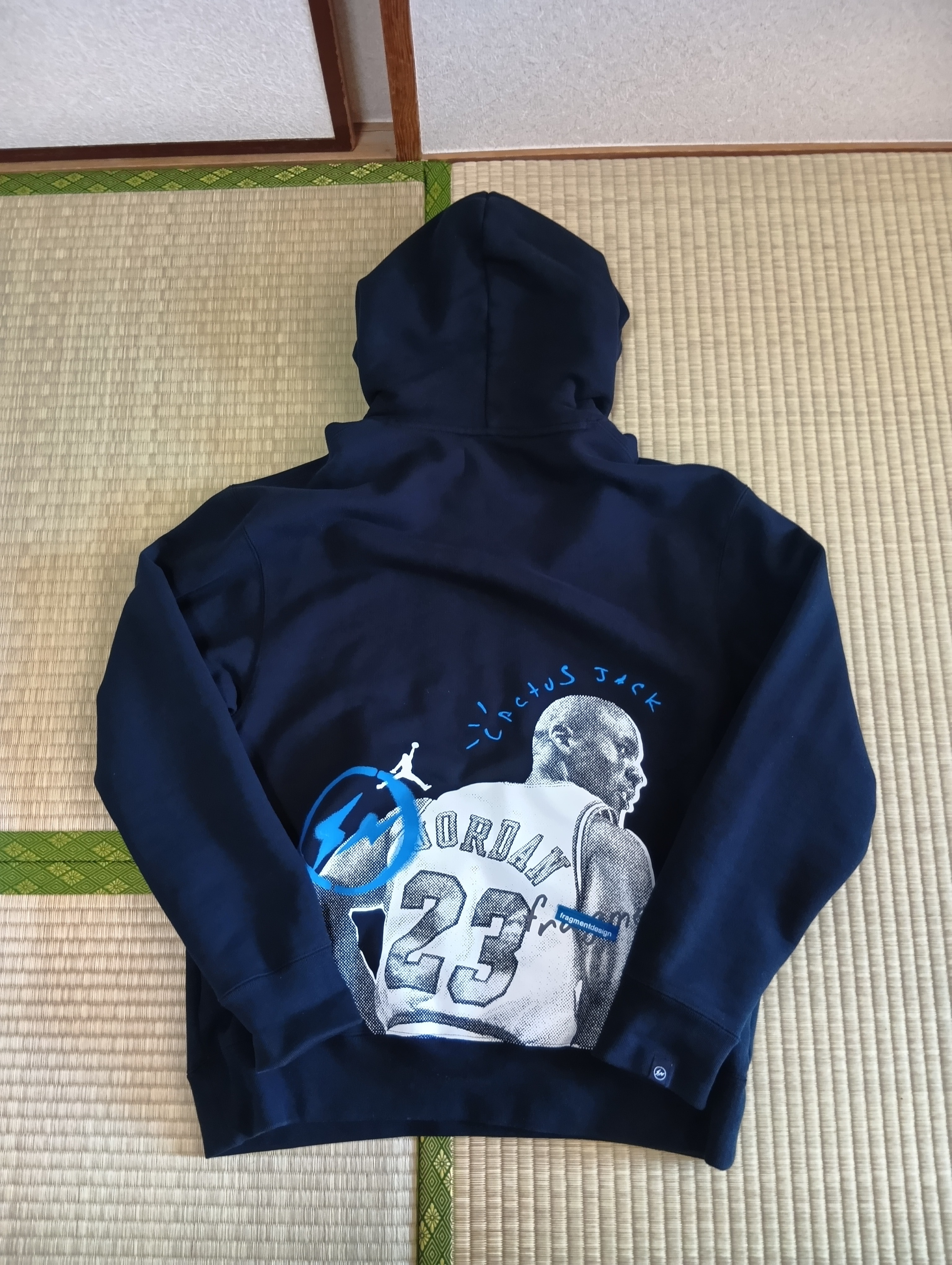 Air Jordan Travis Scott  Fragment Hoodie "Black"