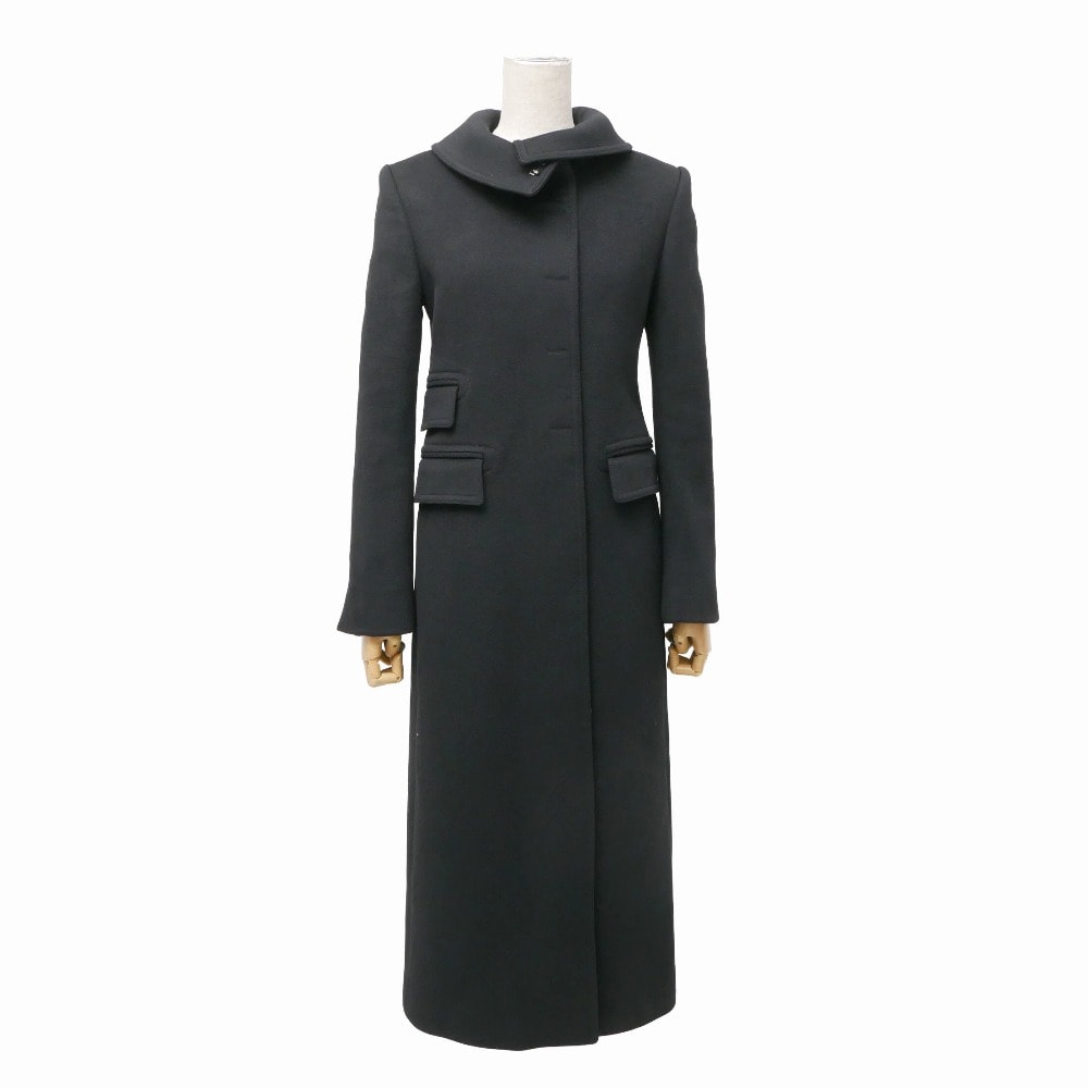 GUCCI グッチ コート サイズ38 カシミヤ混 スリット ロングコート ブランド古着【中古】20260318/RA8422
