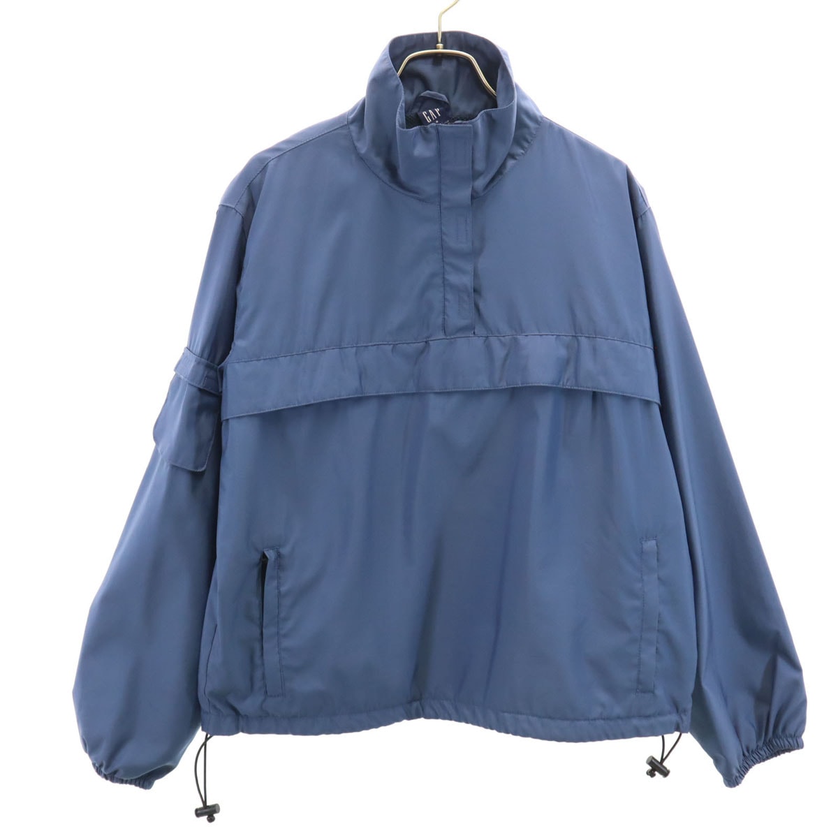 GAP ギャップ ハーフジップ ウインドブレーカー S ネイビー 裏メッシュ