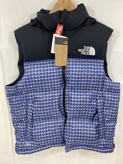Supreme x The North Face Studded Nuptse Vest "Royal"