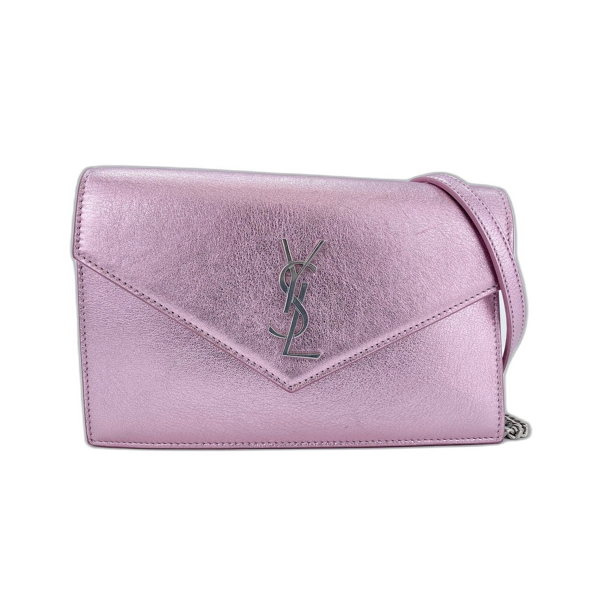 イヴ・サンローラン YSL ショルダーバッグ レザー【中古】