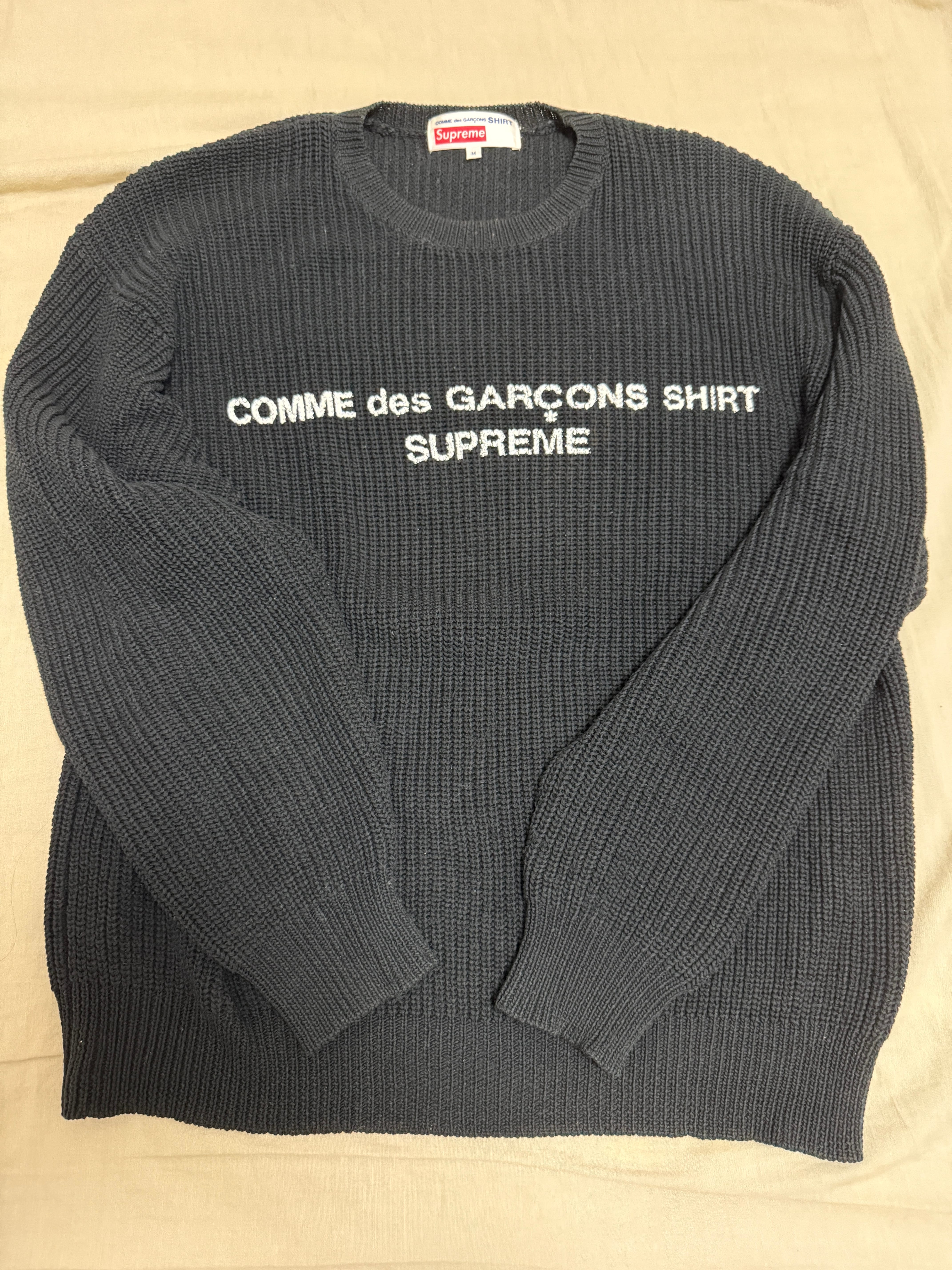 Supreme / Comme des Garçons SHIRT® Sweater "Black"