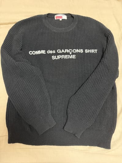 Supreme / Comme des Garçons SHIRT® Sweater "Black"
