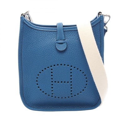 エルメス HERMES エヴリンアマゾンTPM ミコノス ショルダーバッグ バッグ トリヨンクレマンス トリヨンクレマンス Y刻印(2020年製造) レディース ブルー系 【中古】