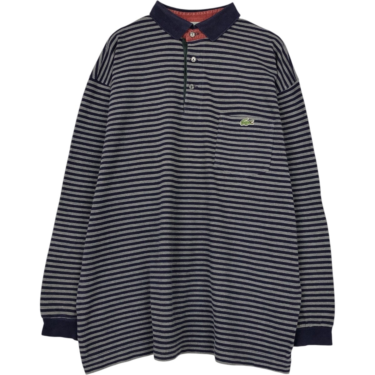 古着 ラコステ LACOSTE 長袖 ポロシャツ スペイン製 7 メンズXXL相当/eaa667143