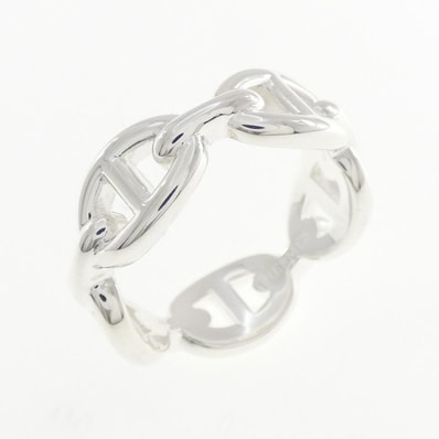 Hermes Chaine D'ancre Enchainee Ring PM "Silver"