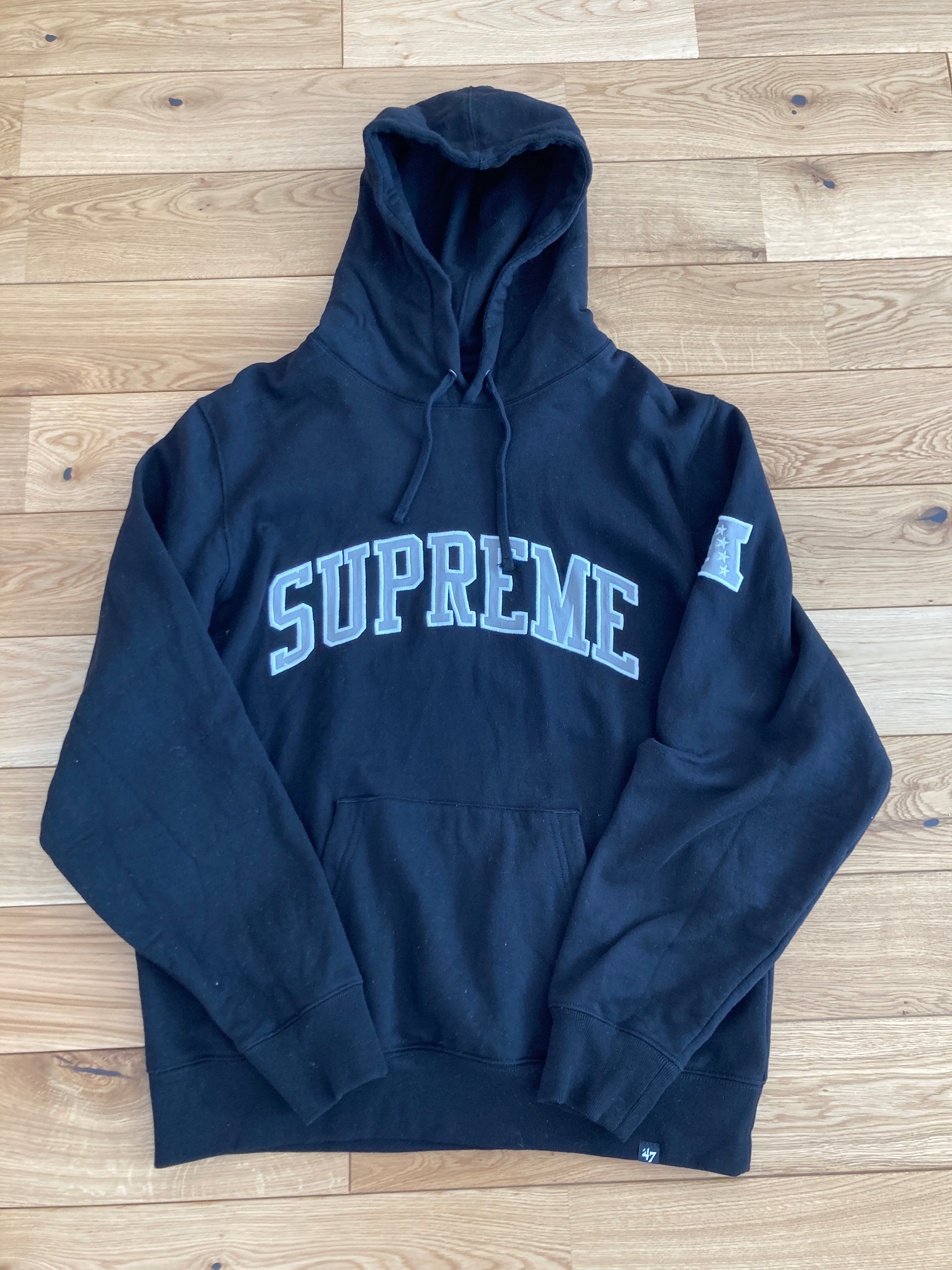 Supreme / NFL Raiders Hooded Sweatshirt "Black"