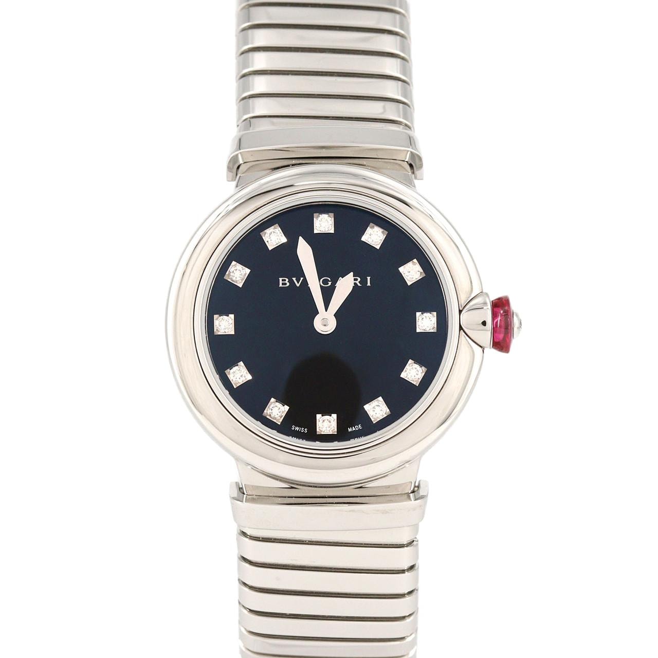 【新品】ブルガリ ルチェアトゥボガス・12P 102951/LU28BSS/12.T SS クォーツ