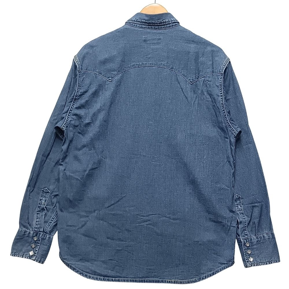A (未使用に近い)】MASSES マシス DENIM SHIRT H.WASH デニムシャツ