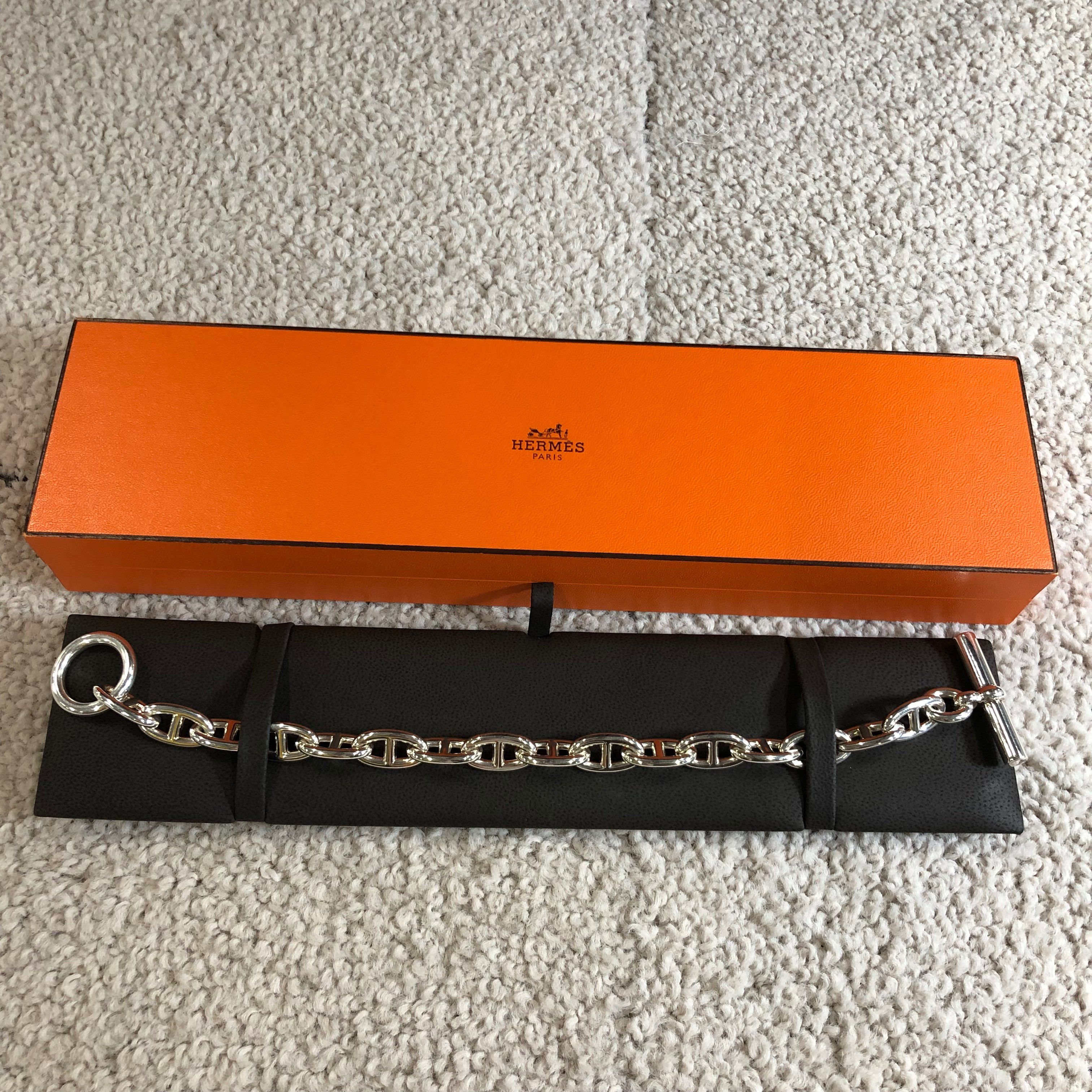 Hermes Chaine D'ancre GM Bracelet "Silver"