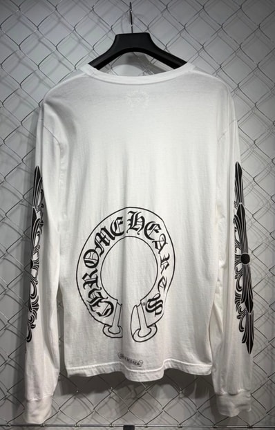 Chrome Hearts Horse Shoe L/S T-Shirt "White"