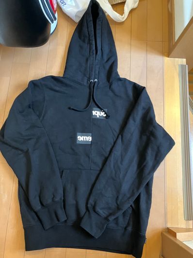 Supreme / Comme des Garçons SHIRT® Split Box Logo Hooded Sweatshirt "Black"