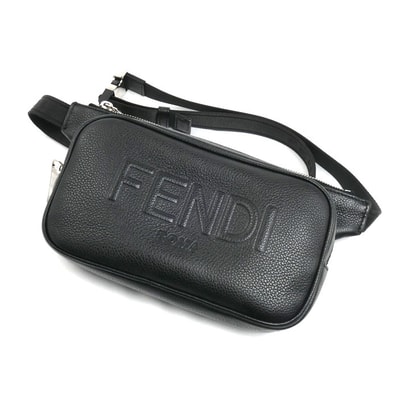 FENDI フェンディ ベルトバッグ ボディバッグ ショルダーバッグ ブラック 7VA605 AMAC F0GXN メンズ【中古】