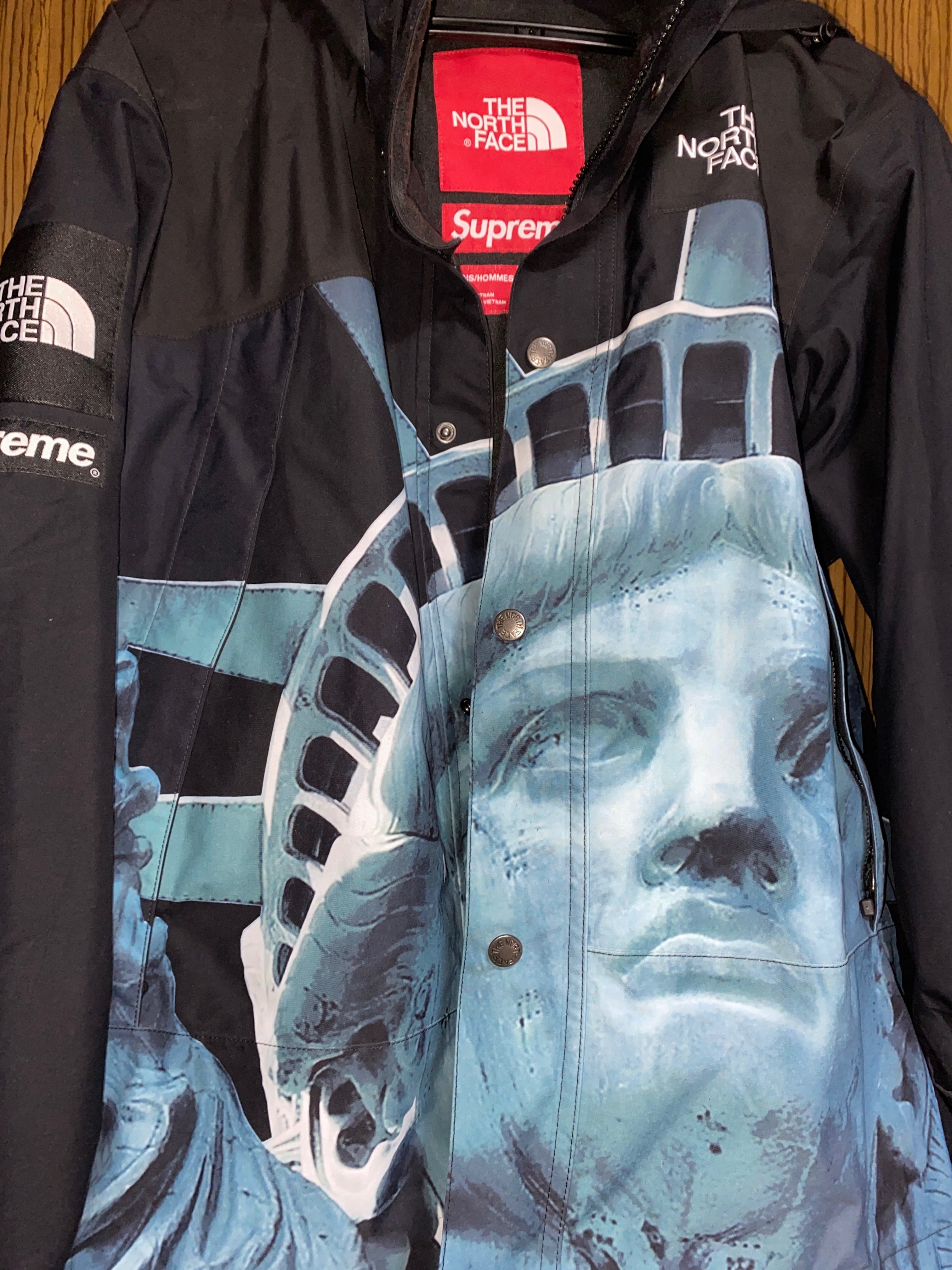 Supreme x The North Face Statue of Liberty Mountain Jacket "Black"