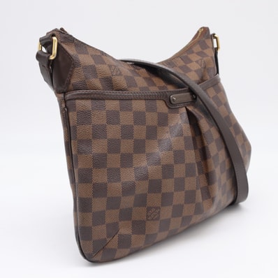 LOUIS VUITTON ルイ・ヴィトン ダミエ ブルームズベリPM N42251 ショルダーバッグ ブラウン ベージュ コーティングキャンバス レザー レディース