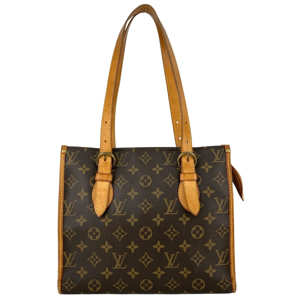 LOUIS VUITTON ルイ・ヴィトン ポパンクール・オ ハンドバッグ トートバッグ M40007 モノグラム ブラウン レディース【中古】