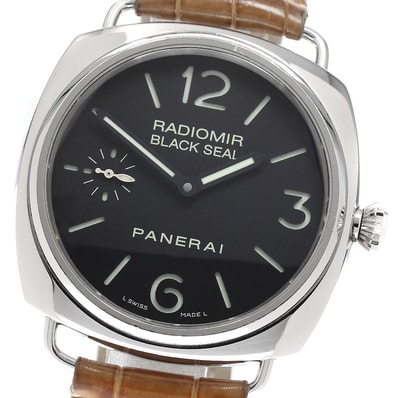 パネライ ラジオミール ブラックシール PAM00183 メンズ 【中古】