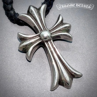 CHROME HEARTS クロムハーツ CHクロス ペンダント ネックレス レザーブレイド ボロチップ アクセサリー シルバー Silver 925 ★人気高騰中★