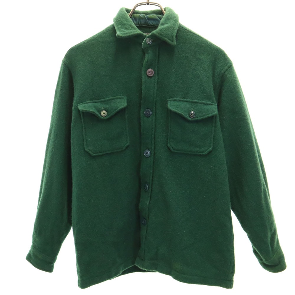 POLO COUNTRY ポロカントリー 80s 90s ウール オールド USA製 長袖 シャツ S グリーン RALPH LAUREN
