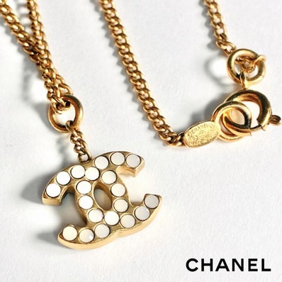 CHANEL シャネル ココマーク ネックレス 03A刻印 2003年 秋冬コレクション ゴールドカラー アクセサリー ★美品★