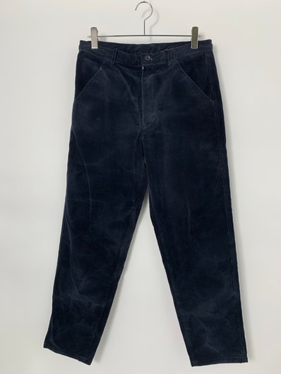 COMME des GARCONS SHIRT Corduroy Plain Garment Treated "Black"