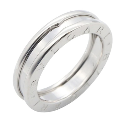 ブルガリ BVLGARI B-zero1 ビーゼロワン リング 1バンド リング・指輪 ジュエリー K18WG(ホワイトゴールド) メンズ レディース シルバー系 346566 【中古】