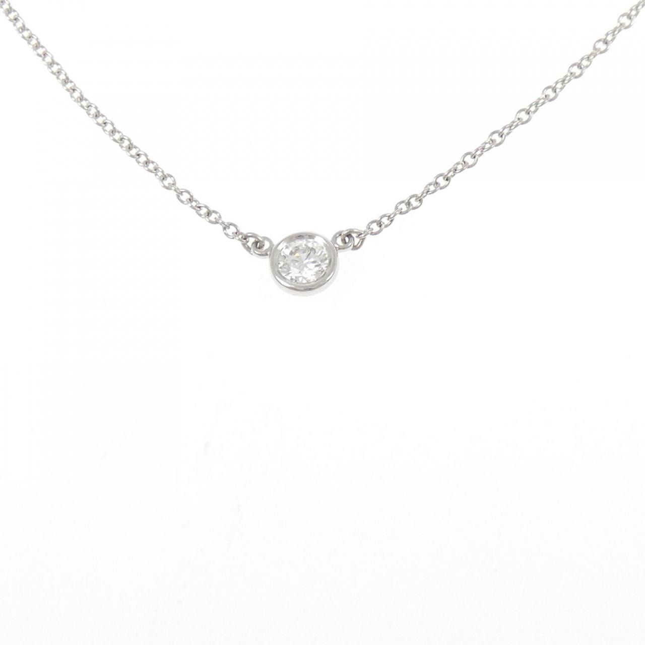 ティファニー バイザヤード ネックレス 0.18CT G VVS2 3EXT