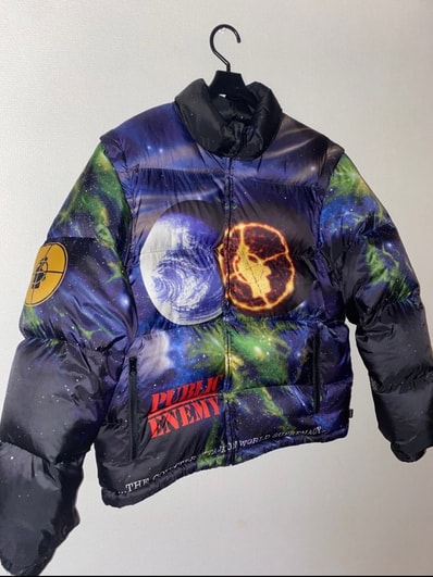 Supreme Undercover Public Enemy Puffy Jacket "Black"