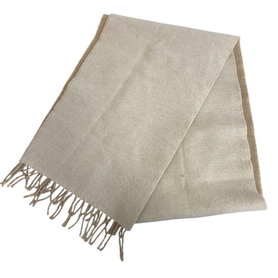 ロエベ LOEWE マフラー アナグラム ベージュ