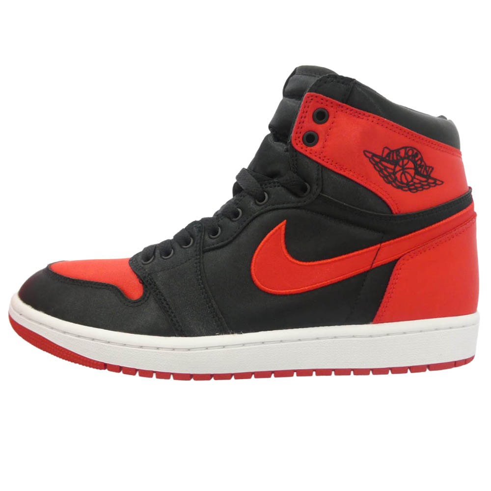 NIKE ナイキ FD4810-061 Women's Air Jordan 1 Retro High OG Satin Bred AJ1 ウィメンズ エアジョーダン1 レトロ ハイ OG ハイカット スニーカー 28.5cm【新古品】【未使用】【中古】