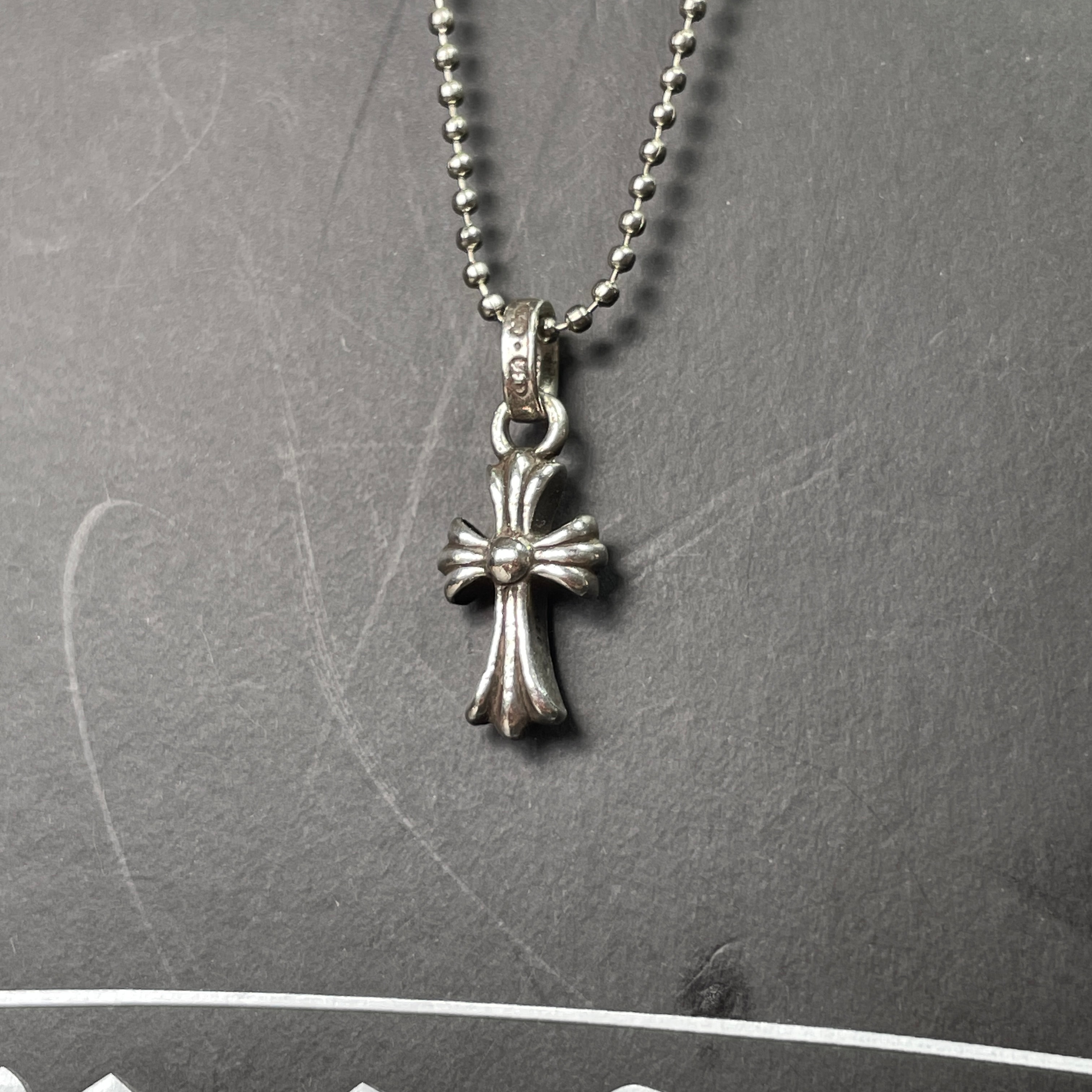 Chrome Hearts Cross Baby Fat Charm "Silver"