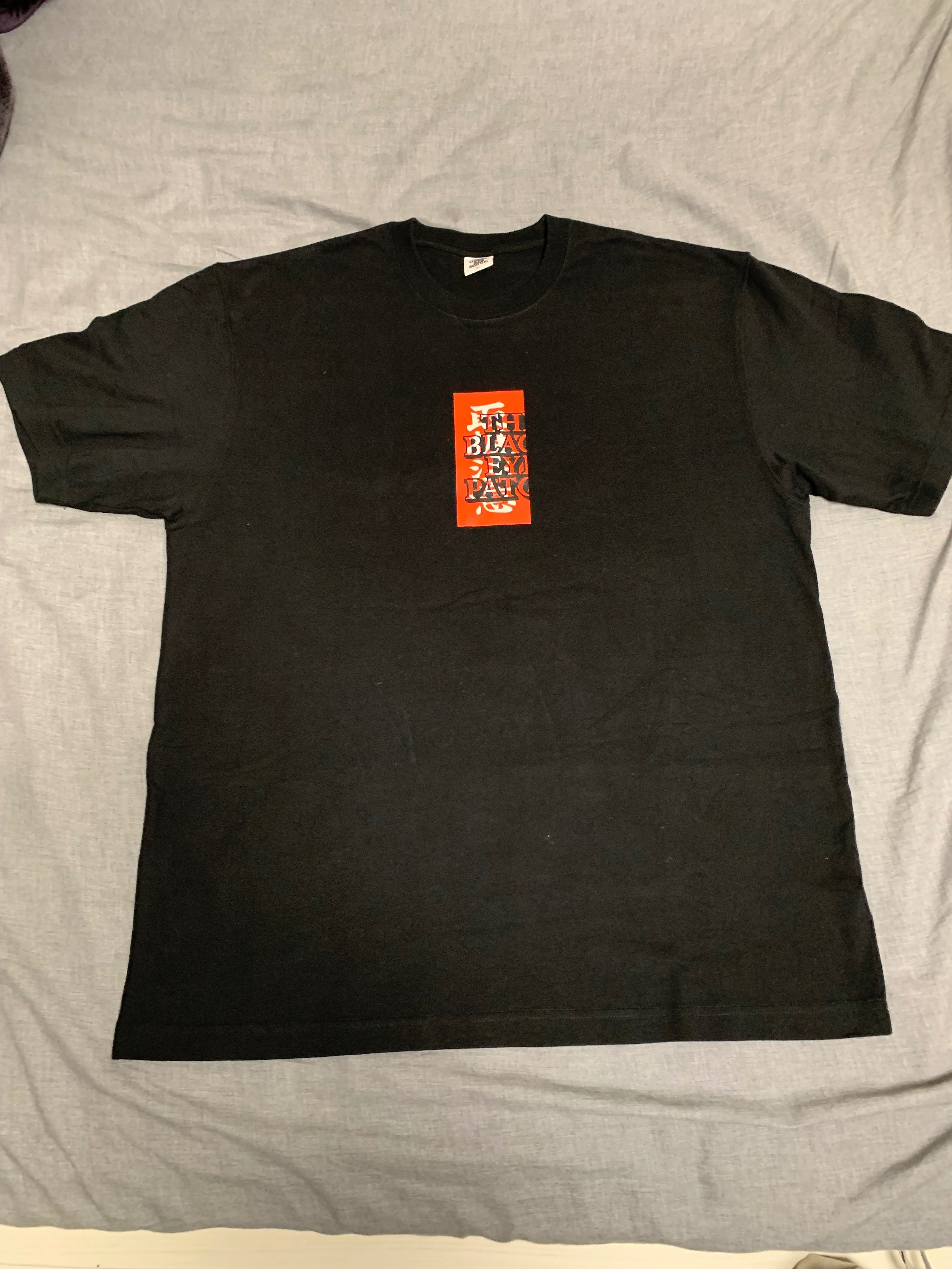 Black Eye Patch Handle With Care Tee "Black"