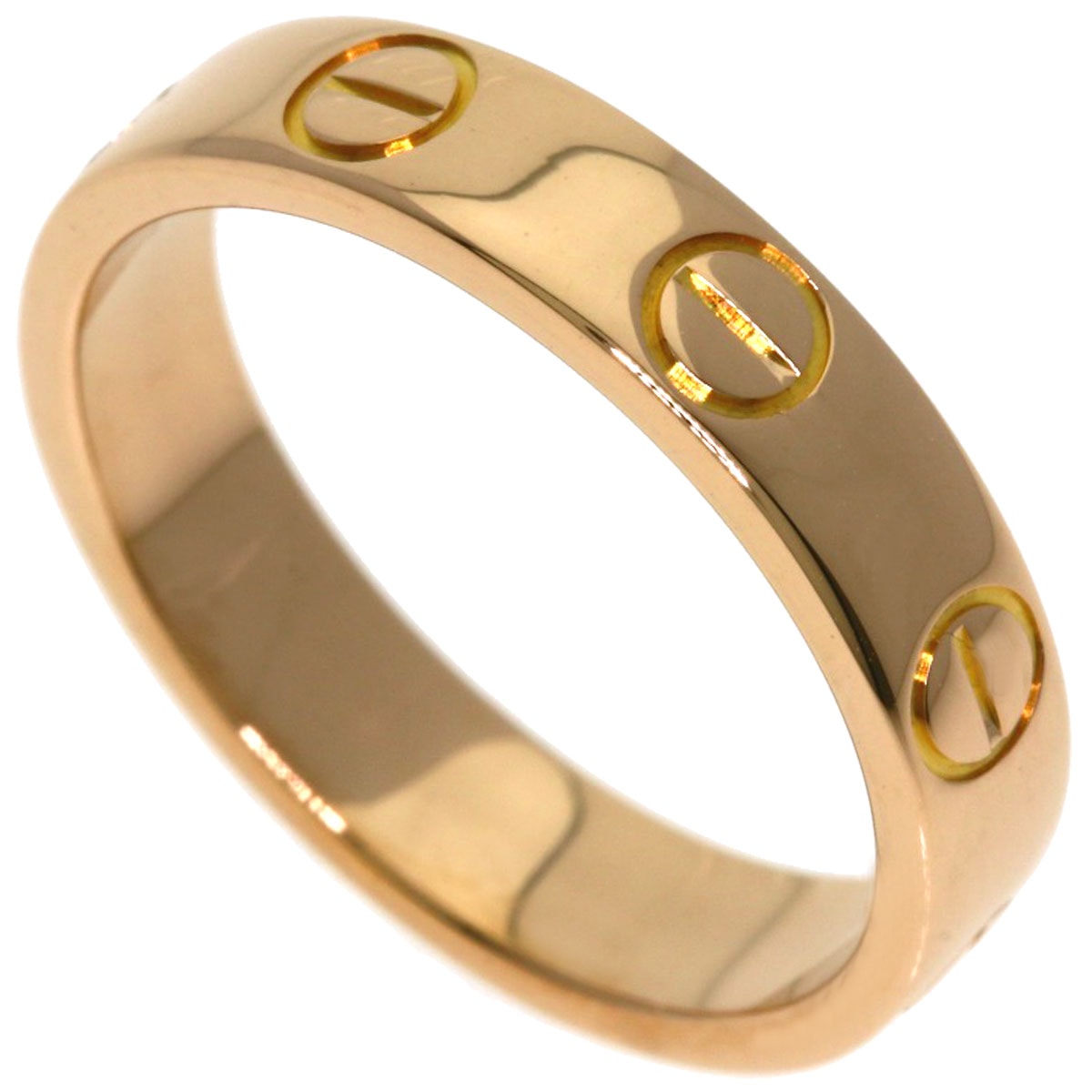 CARTIER カルティエ ミニ ラブリング #46 リング・指輪 K18PG レディース [中古]