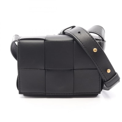 ボッテガヴェネタ BOTTEGA VENETA CANDY キャンディ カセット ミニ バッグ ショルダーバッグ バッグ レザー レディース ブラック系 666688VMAY18425 【新品】