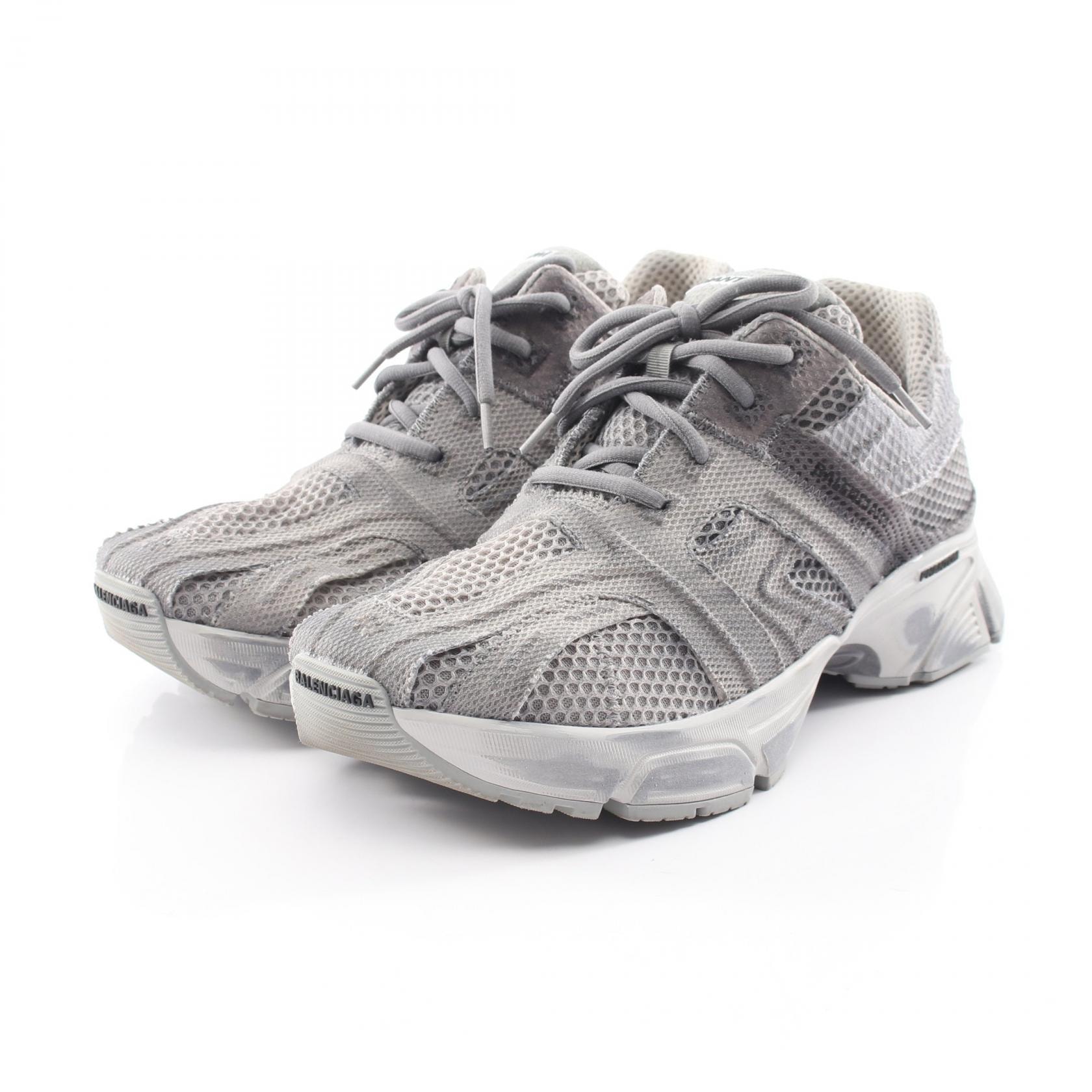 バレンシアガ BALENCIAGA PHANTOM ファントム ヴィンテージ加工 スニーカー 靴 ファブリック メンズ グレー系 【中古】