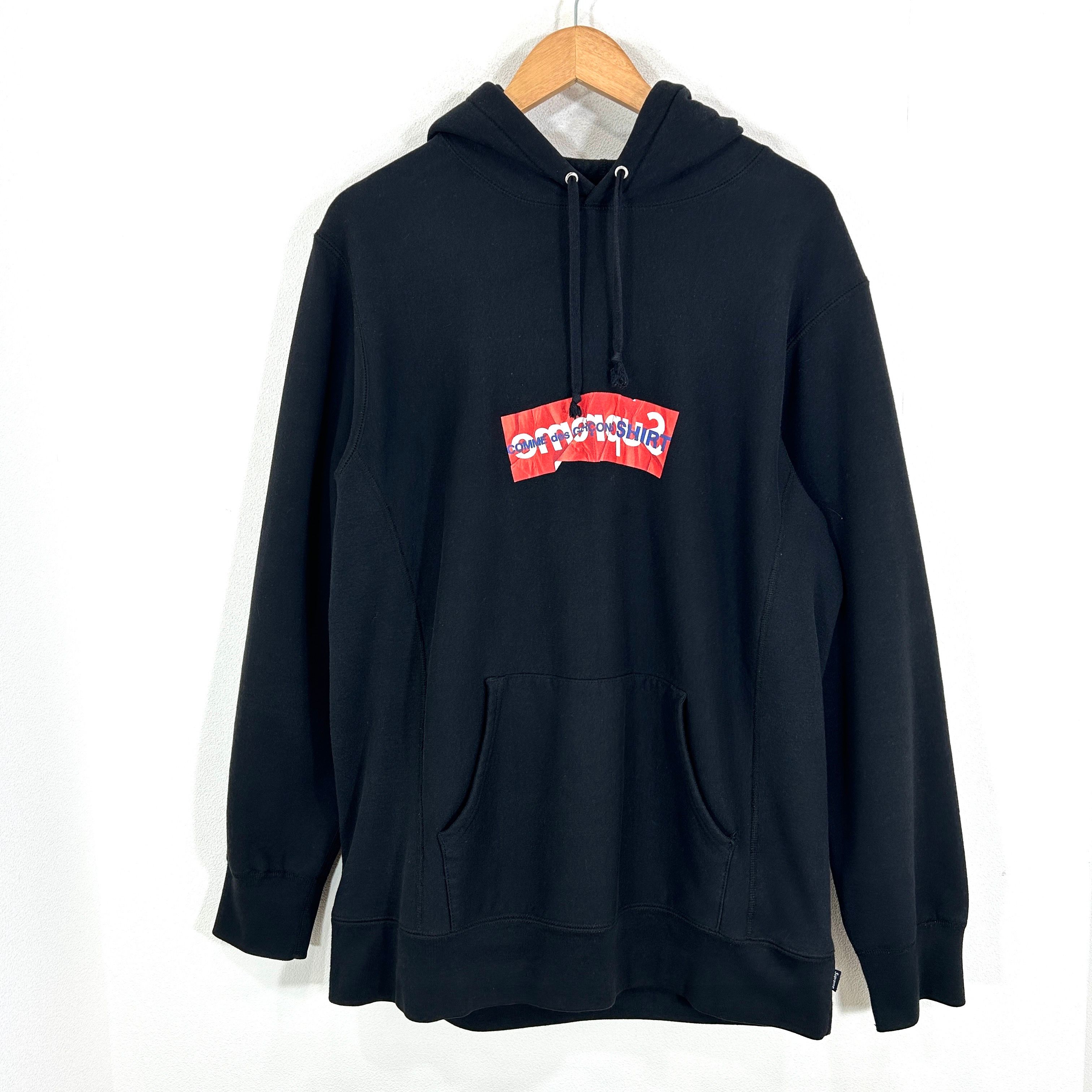 Supreme Comme Des Garcons SHIRT Box Logo Hooded Sweatshirt "Black"