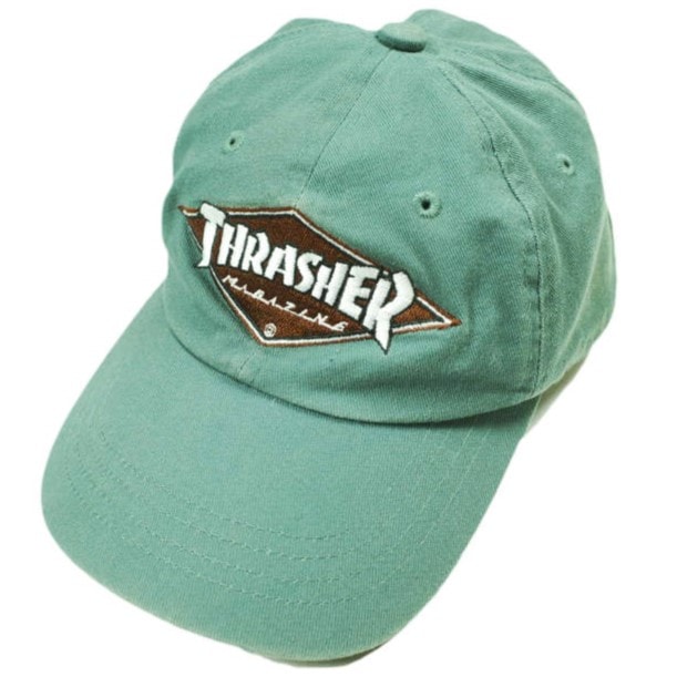 THRASHER x green label relaxing UNITED ARROWS スラッシャー グリーンレーベルリラクシング ユナイテッドアローズ 別注 キッズ ツイルベースボールキャップ GL-24TR02 KELLY 6パネル 帽子 g26224