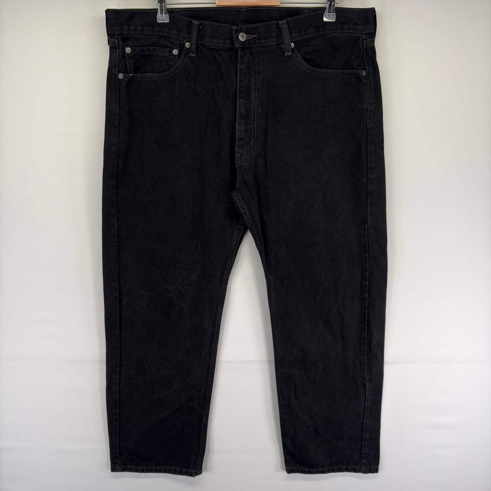 古着 リーバイス Levi's デニム パンツ 505 ジーパン 大きいサイズ ストレート ブラックデニム ジーンズ w40 L30  ブラック系 メンズ