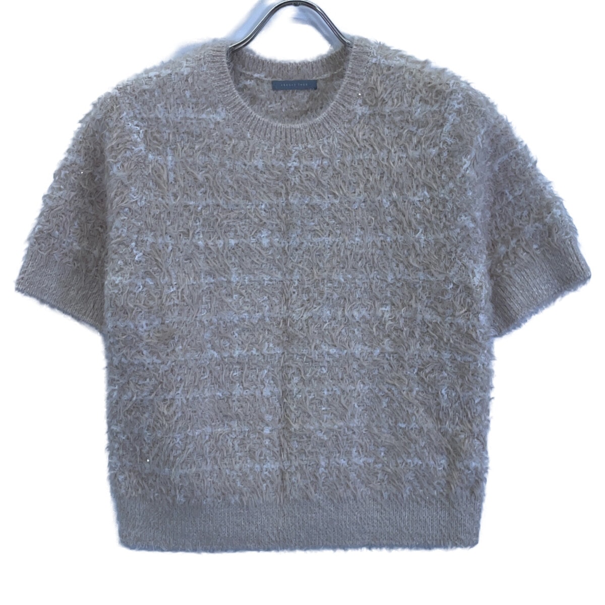セオリーリュクス 【美品/25年製】Greene Carla Sweater 半袖ニットセーター/ 38
