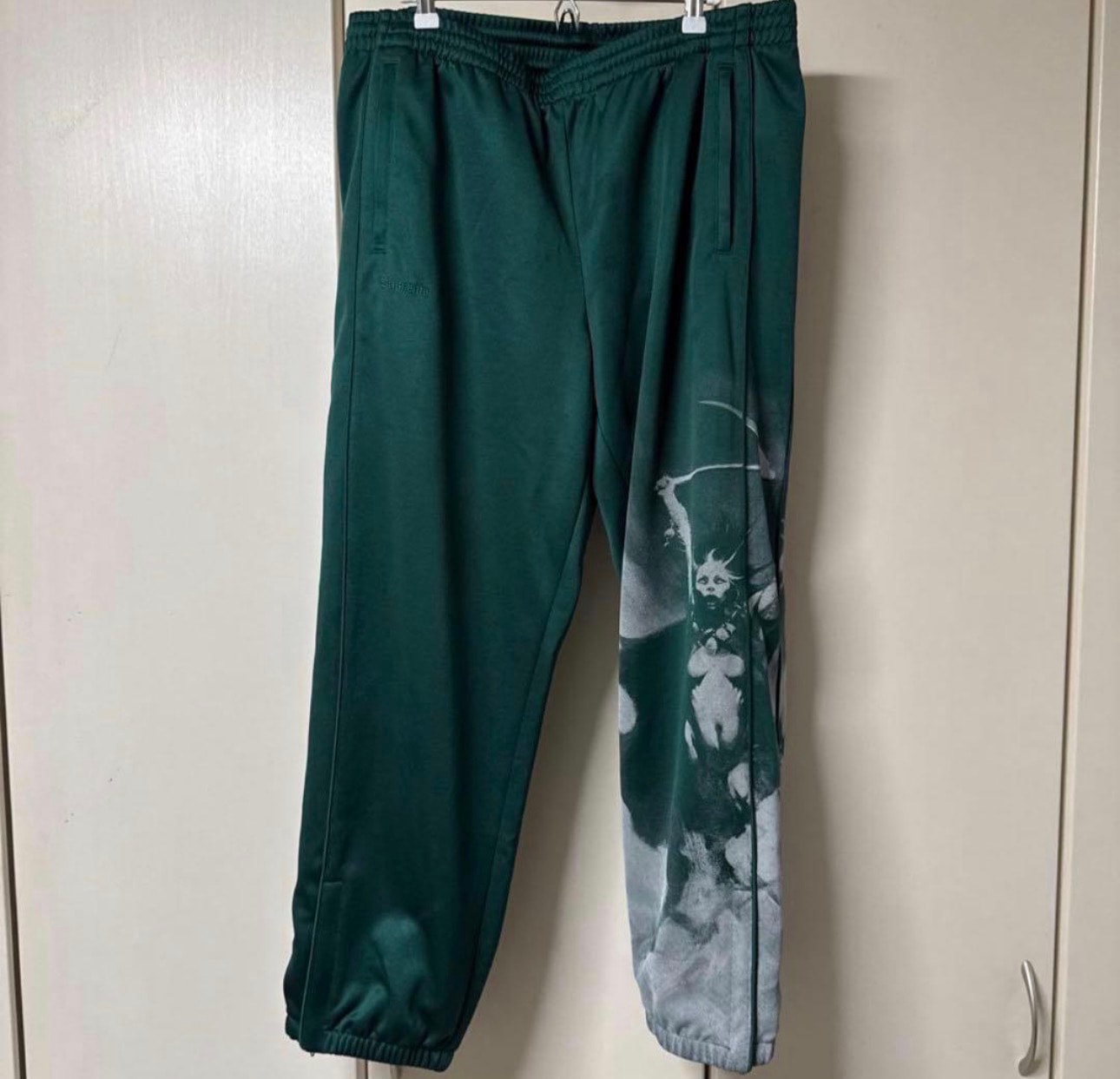 Supreme x Frank Frazetta Track Pant "Dark Green"