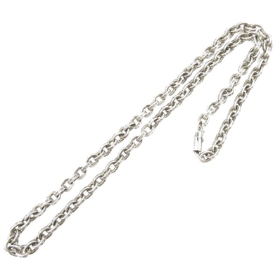 CHROME HEARTS クロムハーツ(原本無) ネックレス OLD 18inch PAPER CHAIN オールド ペーパーチェーン ネックレス 18インチ シルバー系【中古】