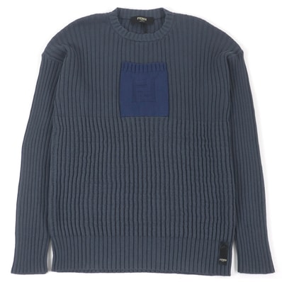 未使用品 フェンディ
セーター ブルーグレー メンズ 50 FZX036