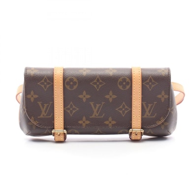 ルイ・ヴィトン LOUIS VUITTON ポシェット マレル モノグラム ウエストバッグ ボディバッグ バッグ PVCコーティングキャンバス レザー レディース ブラウン系 M51159 【中古】