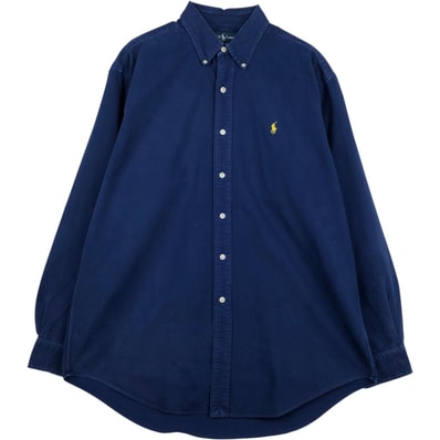古着 ラルフローレン Ralph Lauren CLASSIC FIT 長袖 ボタンダウンシャツ メンズL相当/eaa643426