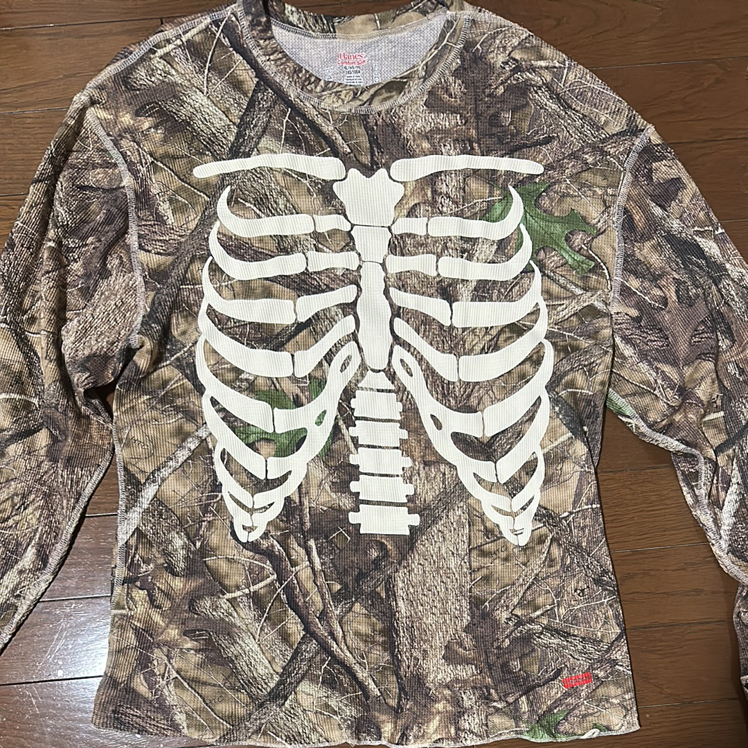 Supreme x Hanes Bones Thermal Crew (1 Pack) "Camo"