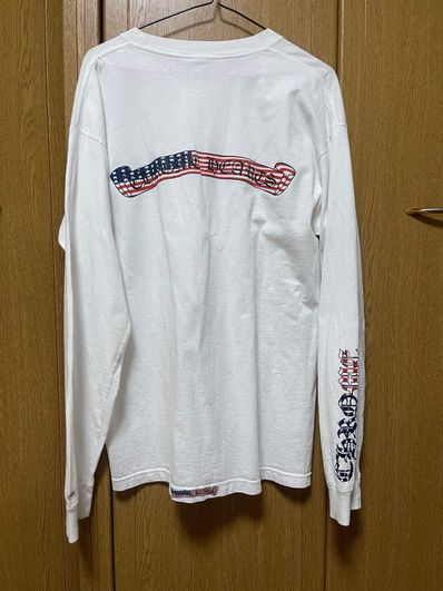 Chrome Hearts Matty Boy America L/S T-Shirt "White"